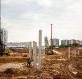 Ход строительства дома 1 в ЖК Город Солнца -