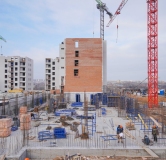 Ход строительства дома № 47, 2 этап в ЖК Ривьера -
