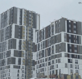 Ход строительства дома литер 12 в ЖК Холмогоры -