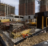 Ход строительства дома 1 в ЖК Никс Про на Лесопарковой -