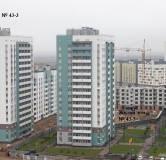 Ход строительства дома № 43-3, У озера в ЖК Южный Город -