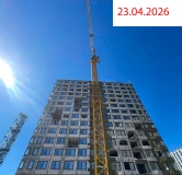 Ход строительства дома секция 4 в ЖК Авиатор -