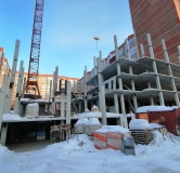 Ход строительства дома секция 16,17 в ЖК Ельцовский -