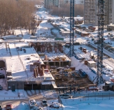 Ход строительства дома 19, секции 2-5 в ЖК Ясный Берег -