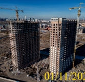 Ход строительства дома № 5.2 в ЖК Новоостровский -