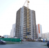 Ход строительства дома 55 в ЖК Дружный -