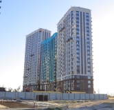 Ход строительства дома Литер 8 в ЖК Левобережье -