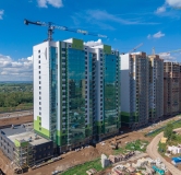 Ход строительства дома 1 в ЖК Аллея Парк -