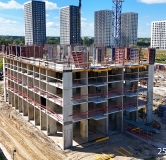 Ход строительства дома № 117, корпус 13 (4Б) в ЖК Фатера -