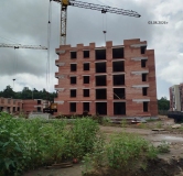 Ход строительства дома поз. Л5.3 в ЖК Ёлки Парк (Elky Park) -
