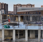 Ход строительства дома 29 (ГП-1) в ЖД Рассвет -