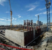 Ход строительства дома 23, ГП-72.106 в ЖК Мириады -