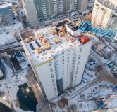 Ход строительства дома 4 в ЖК Белый квартал на Свободном -