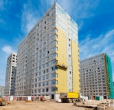Ход строительства дома корпус 1 в ЖК Glorax Парголово -
