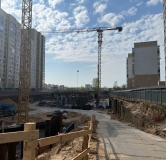 Ход строительства дома 3 в ЖК Уникум на Кутуя -