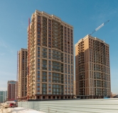 Ход строительства дома 1 в ЖК Калининский Квартал -