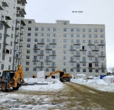 Ход строительства дома 1 в ЖК Гагарин Парк -