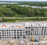 Ход строительства дома № 11 (ГП-5), этап 11 в ЖК Скандиа. Квартал у озера -