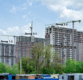 Ход строительства дома Позиция 1.2 в ЖК Октябрь парк -