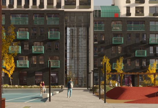 Дом № 1 в ЖК ИДЕЛЬ. Квартал на Сенной