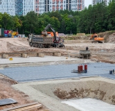 Ход строительства дома 2.1 в ЖК Urman City -