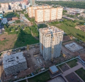 Ход строительства дома 3.2.2 в ЖК Остров на Норильской -