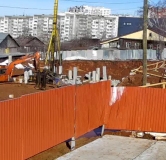 Ход строительства дома 1 в ЖК Прага -