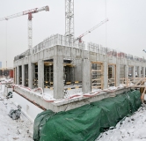 Ход строительства дома 22А, корпус 1 в ЖД Гений -