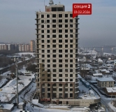 Ход строительства дома 1 в ЖК Бродский -