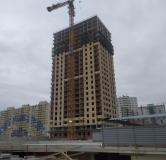 Ход строительства дома 14, секция 2 в ЖК Квартал на Игарской -