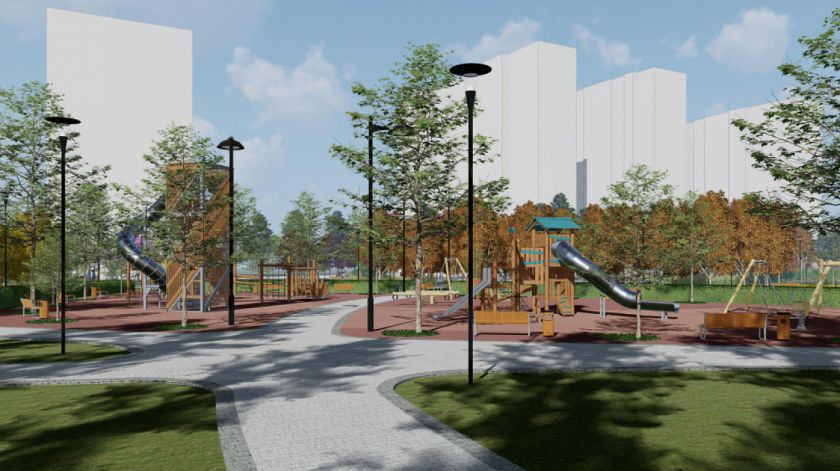 В Молодежном микрорайоне уже в этом году появится благоустроенный сквер