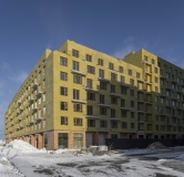 Ход строительства дома № 4, корпус 3 (ГП-9) в ЖК Октябрьский на Туре -