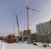 Ход строительства дома 30 в ЖК Околица -