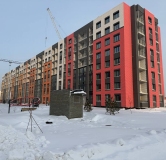 Ход строительства дома 28, 2 этап в ЖК Фламинго -