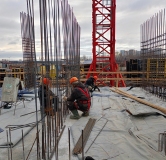 Ход строительства дома 5 в ЖК Синица -