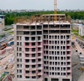 Ход строительства дома 6 в ЖК Респект -