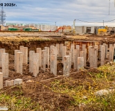 Ход строительства дома 4 в ЖК Родные росы -