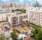 Ход строительства дома 1, 2 очередь в ЖК Александровский Сад -