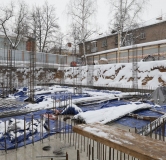 Ход строительства дома 6 в ЖК Альфа дом на Оборонщиков -