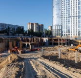 Ход строительства дома 1 в ЖК Город на озере -