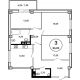 3 комнатная квартира 86,8 м² в ЖК Лебедь, дом № 50 - планировка