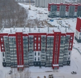 Ход строительства дома 54а в ЖК Вишневая Горка -