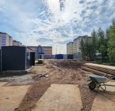Ход строительства дома 1.4 в ЖК Молодость -