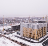 Ход строительства дома Сибирский (ГП-1) в Микрорайон Домашний -