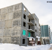 Ход строительства дома 4 в ЖК Родные росы -