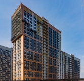 Ход строительства дома № 11Б в ЖК Frame (Зорге, 11) (Фрейм) -