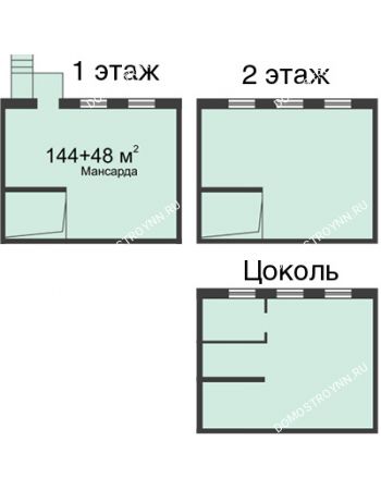 7 комнатная квартира 144 м² в КП Аладдин, дом № 413 (144 м2)
