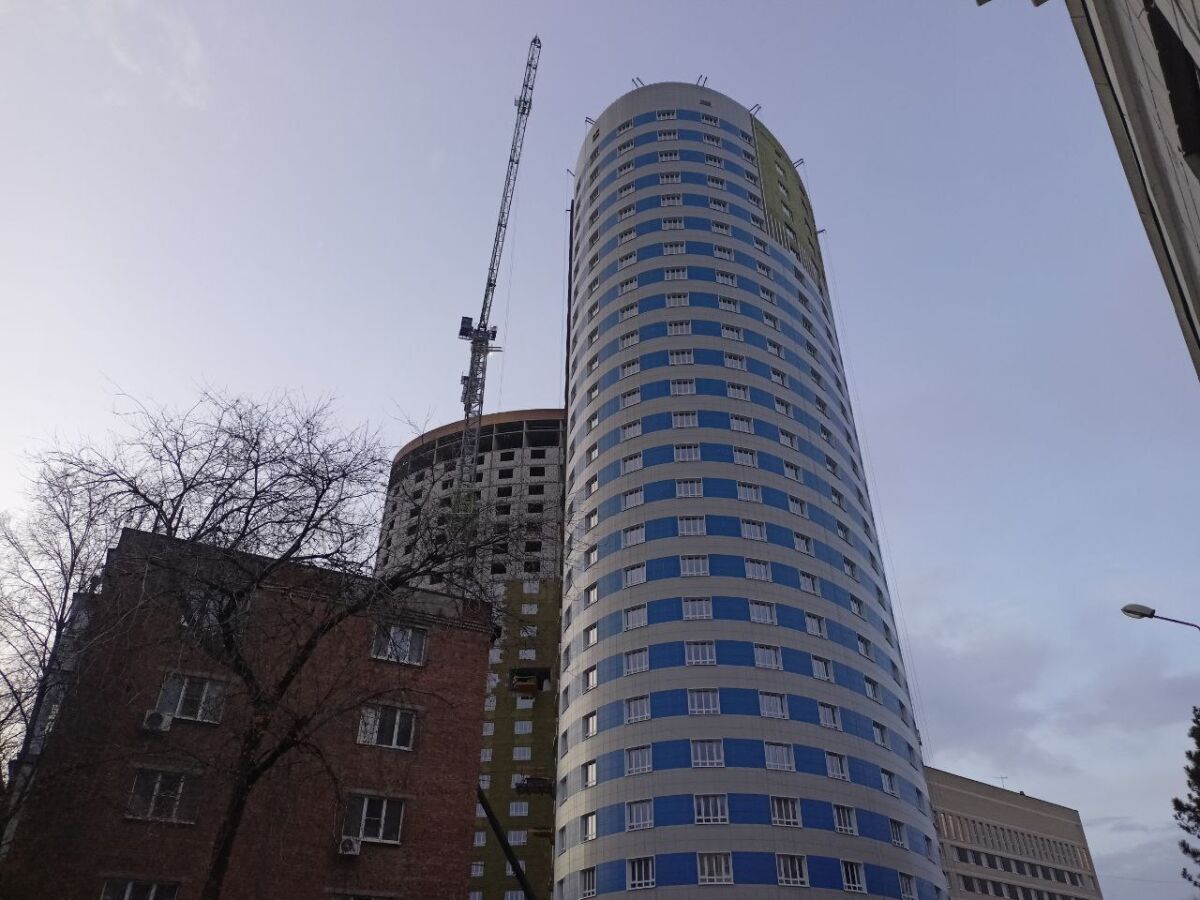 В Ростове достроят два 26-этажных общежития для студентов ДГТУ в 2026 г. - фото 1