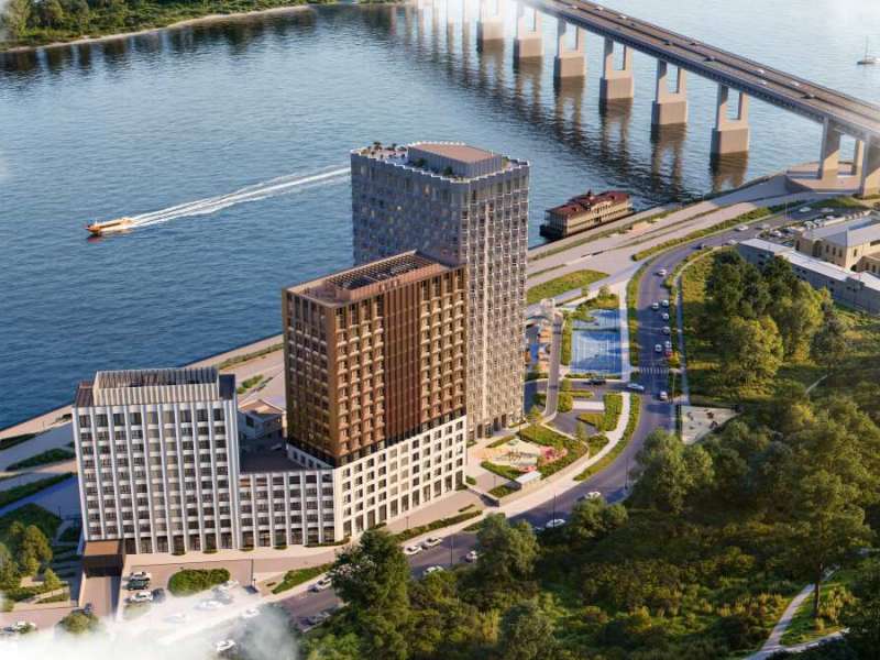 двухкомнатная квартира в новостройке на улице Черниговская, №4.1