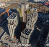 Ход строительства дома ГП-7 в ЖК Айвазовский City -